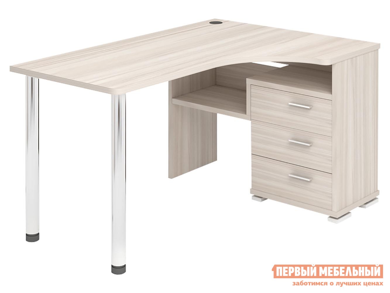 Компьютерный стол  СР-132С Карамель, Цвет, Правая, 1400 мм