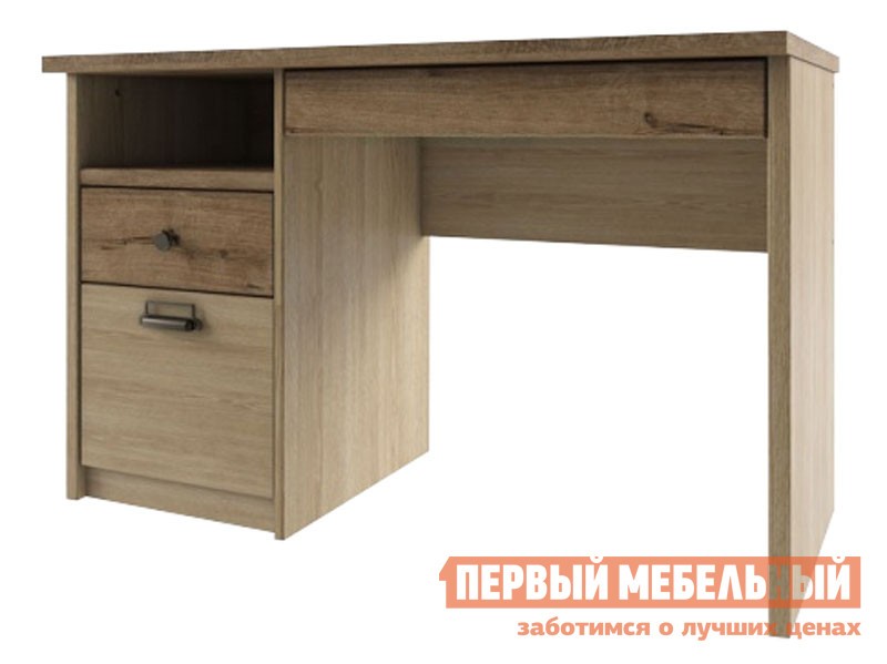 Письменный стол  1D2SN Дуб Мадура / Веллингтон