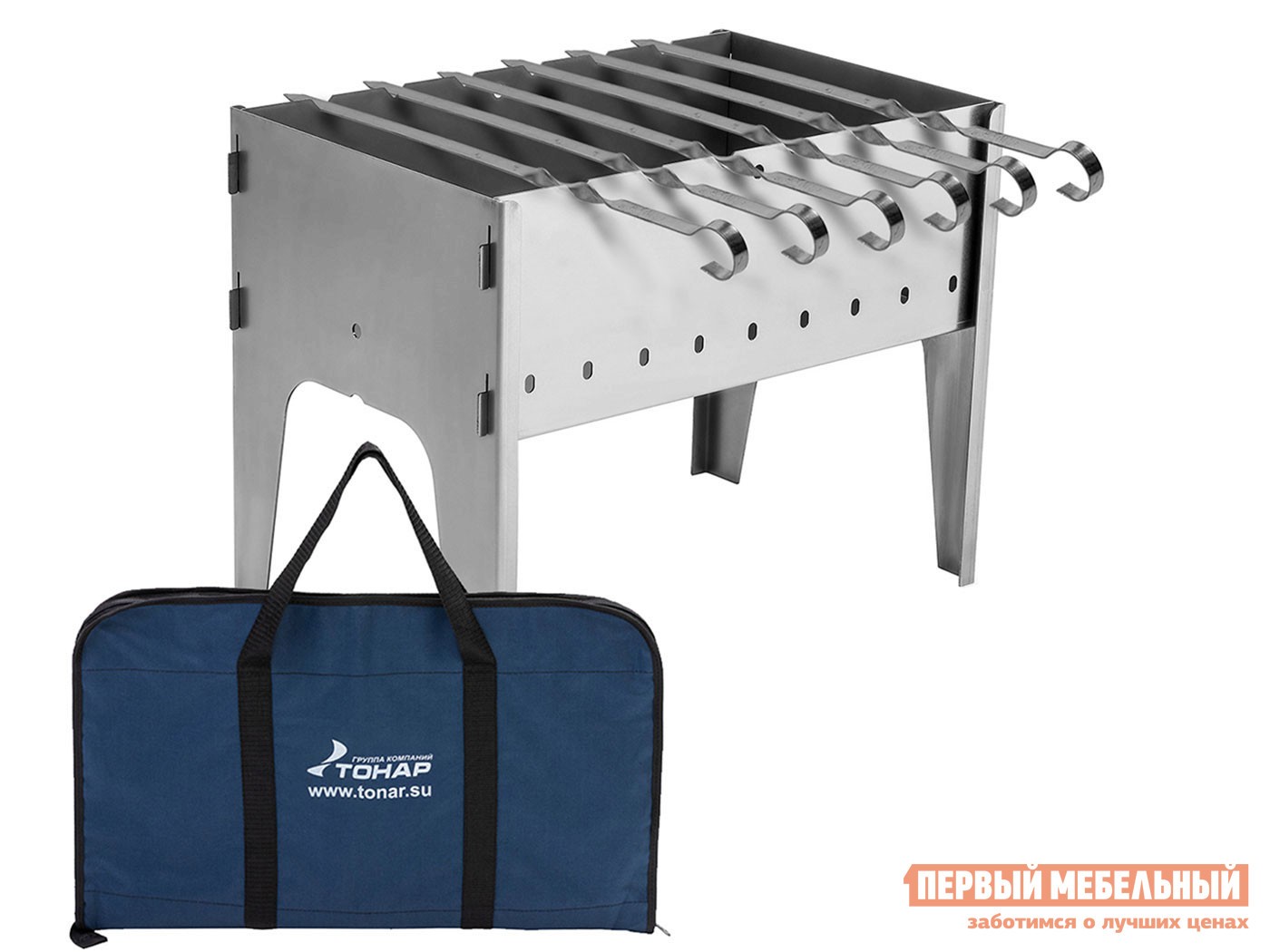 Мангал  Тонар 1, 6 шампуров Сталь