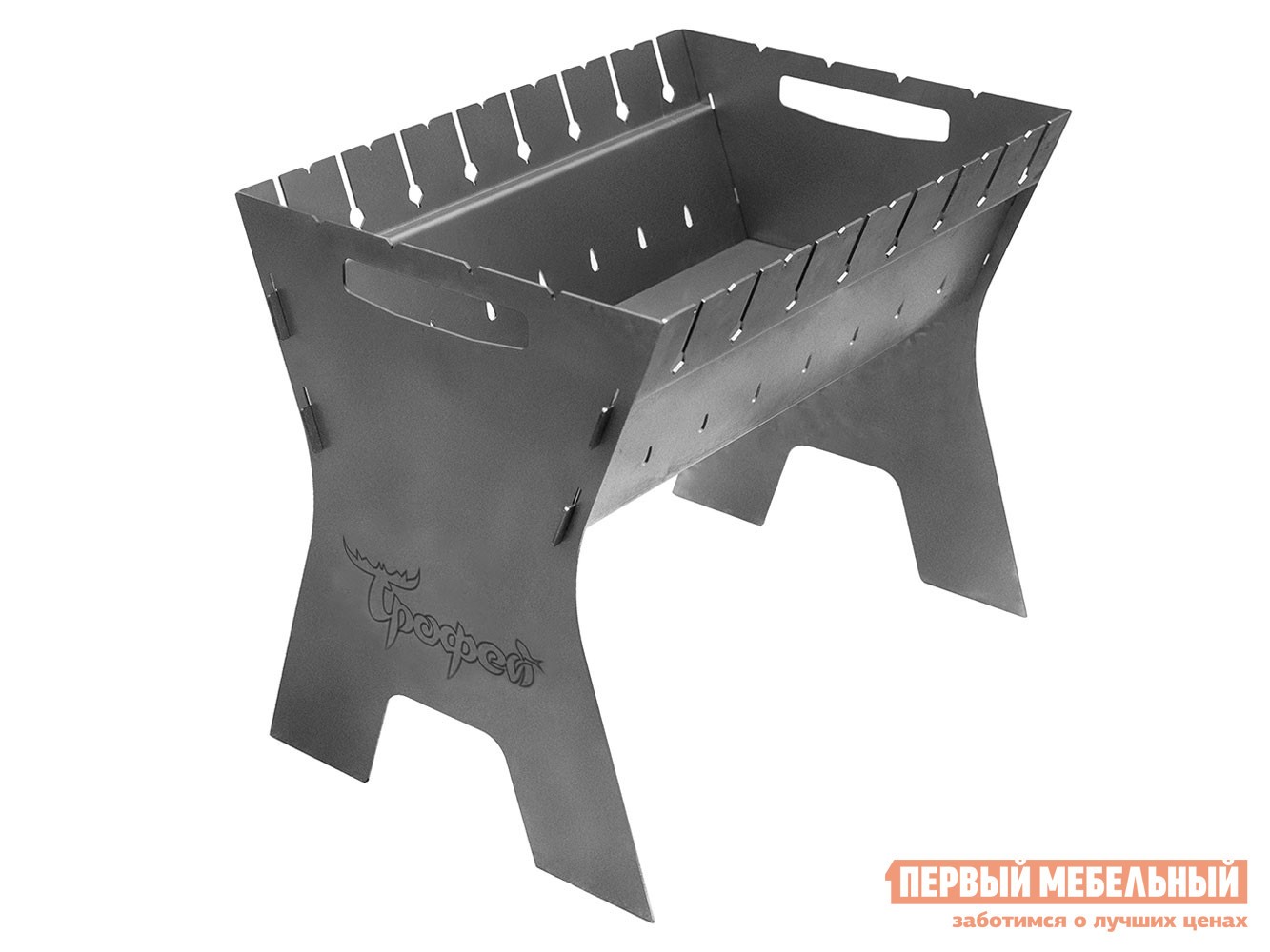 Мангал  Трофей 1 Серый, сталь