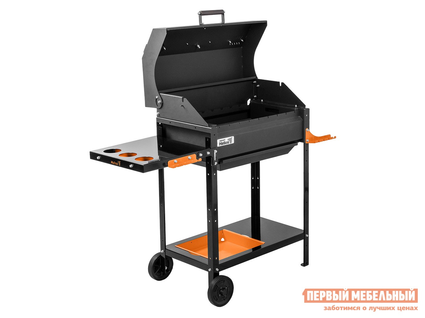 Мангал  SMART-600 Премиум Черный / Оранжевый