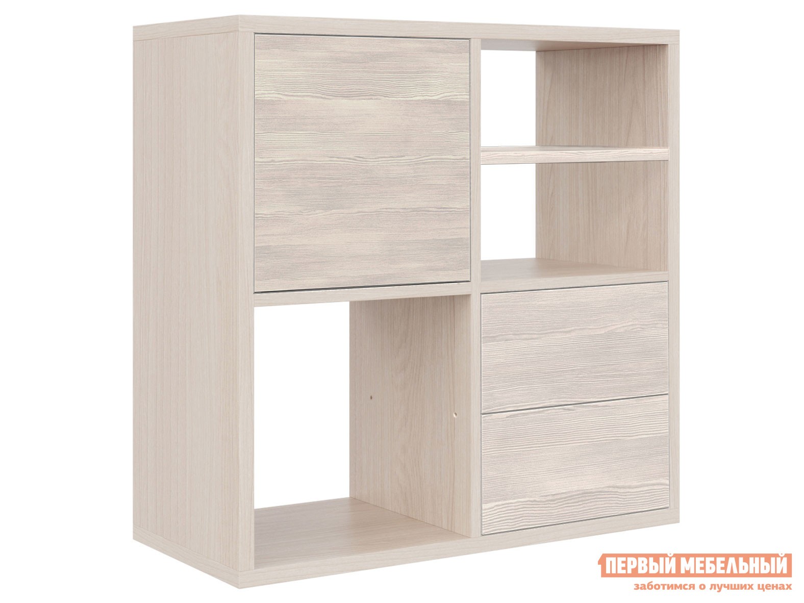 Стеллаж  Микс 4 Ясень Шимо светлый