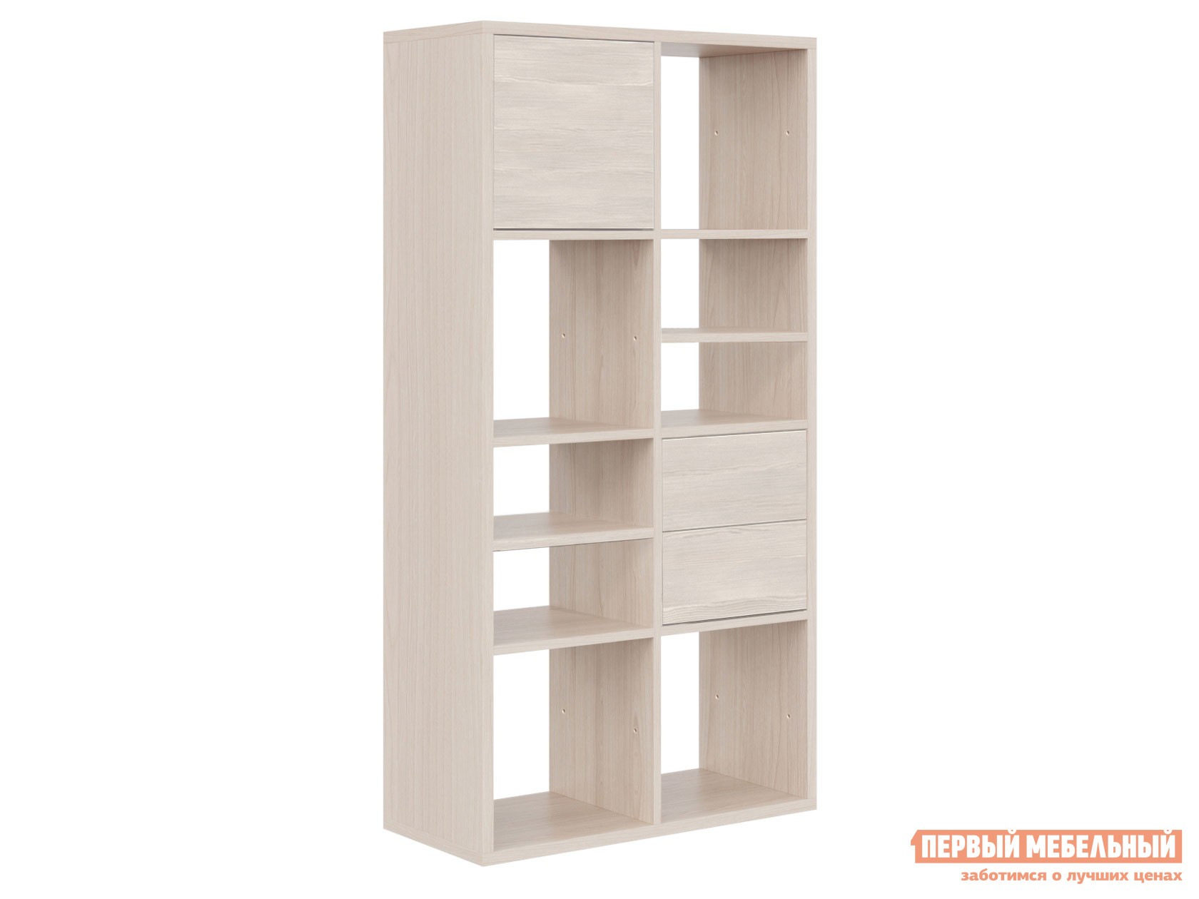 Стеллаж  Микс 8 Ясень Шимо светлый