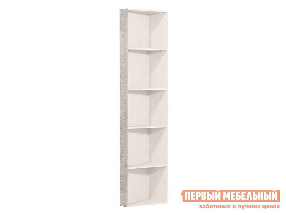 Стеллаж  Амелия 13.140 Шелковый камень / Бетон Чикаго беж