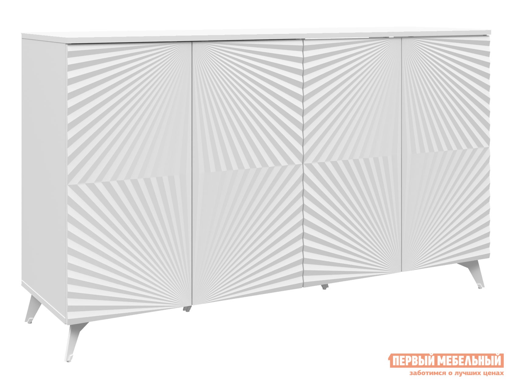 Комод  Кенеди Белоснежный софт / Белый