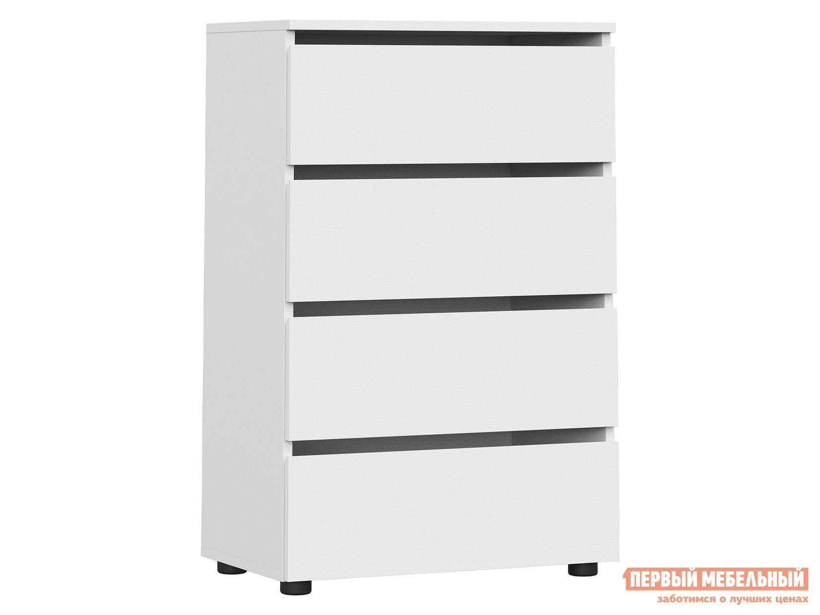 Комод  Токио Белый текстурный