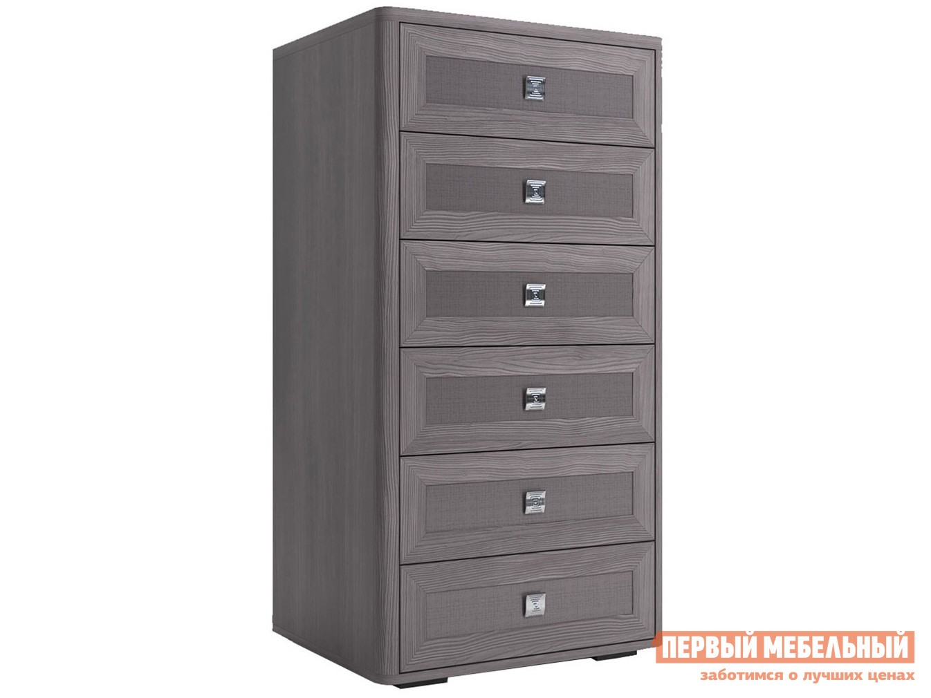 Комод  Парма Нео 16 Лиственница темная / Экокожа дила