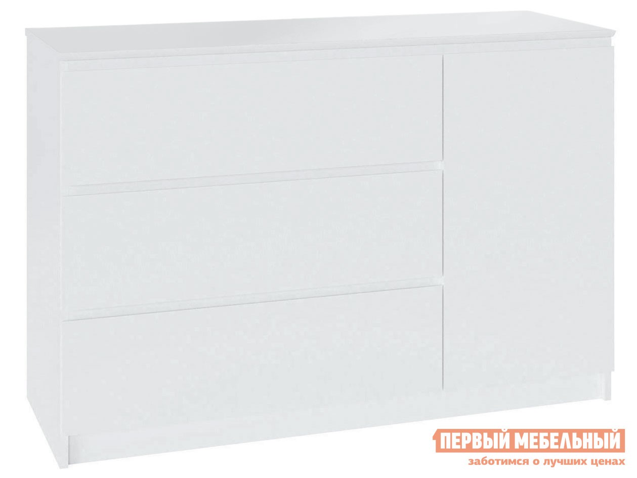 Комод  Вайт 3 Белый