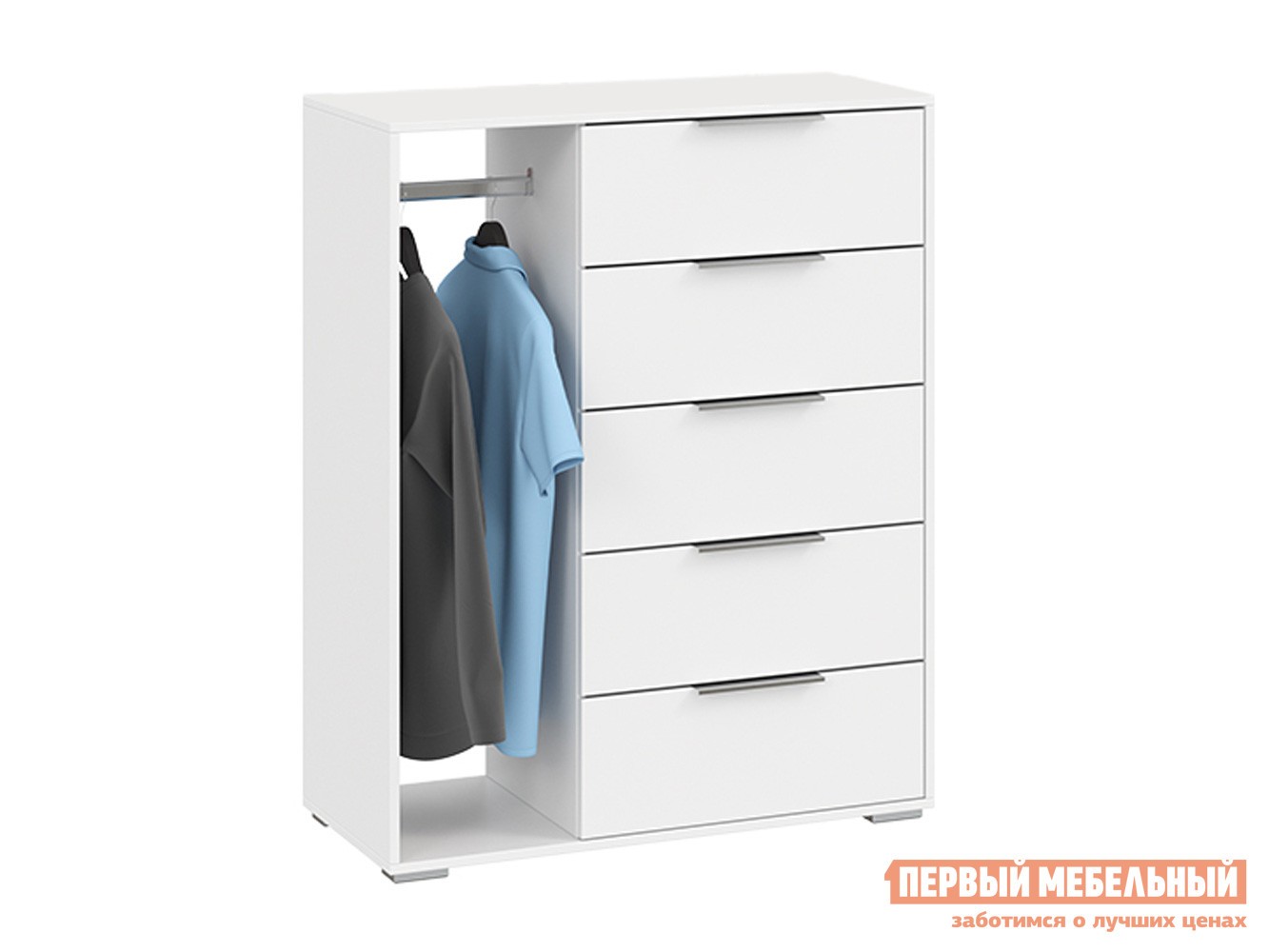 Комод  Нуар Белый ясень