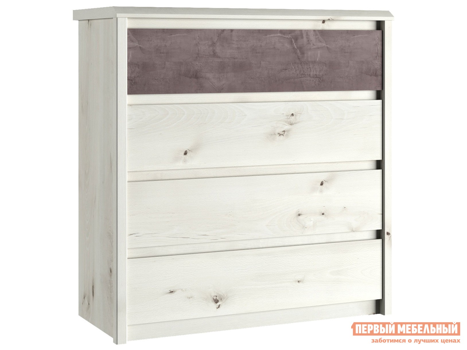 Комод  Бьерк Ольха полярная / Оникс