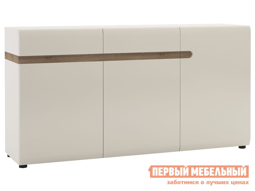 Комод  Линате Белый / Сонома трюфель