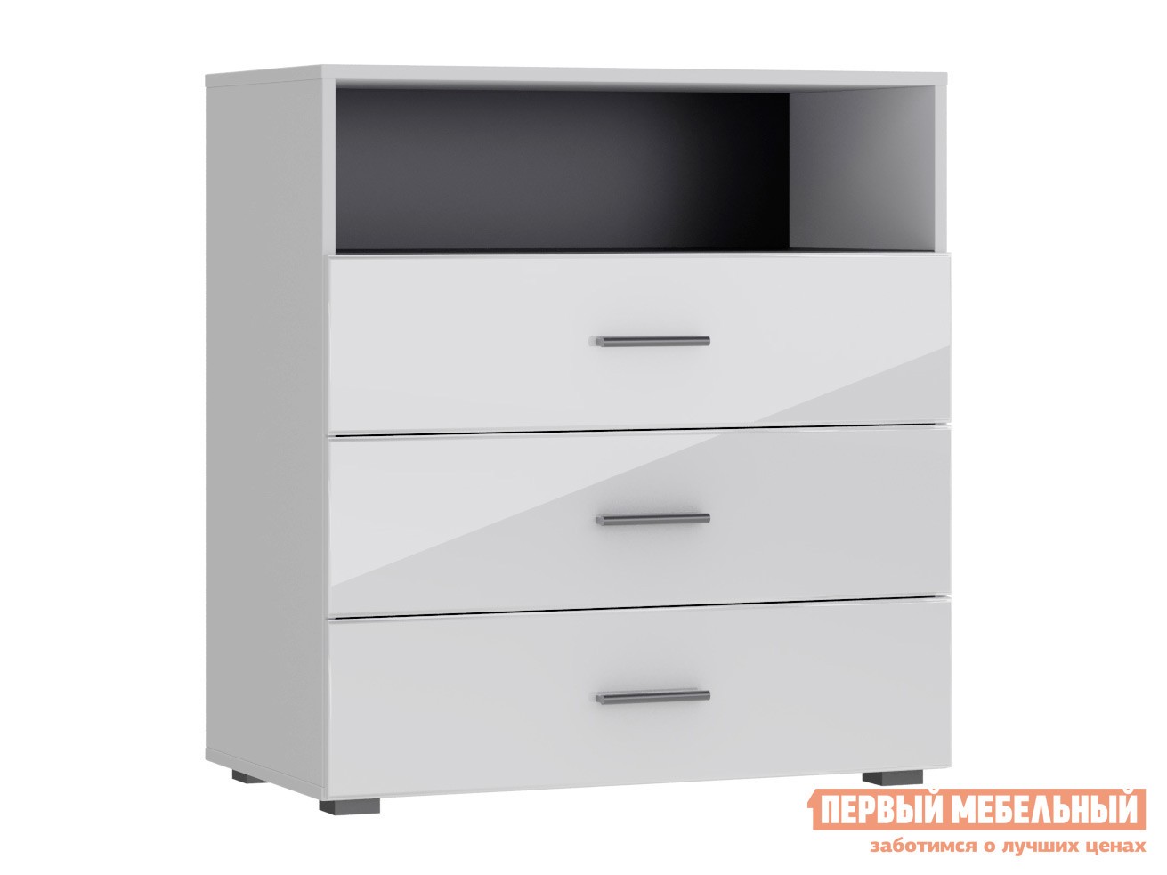 Комод  Глосс Белый / Белый глянец