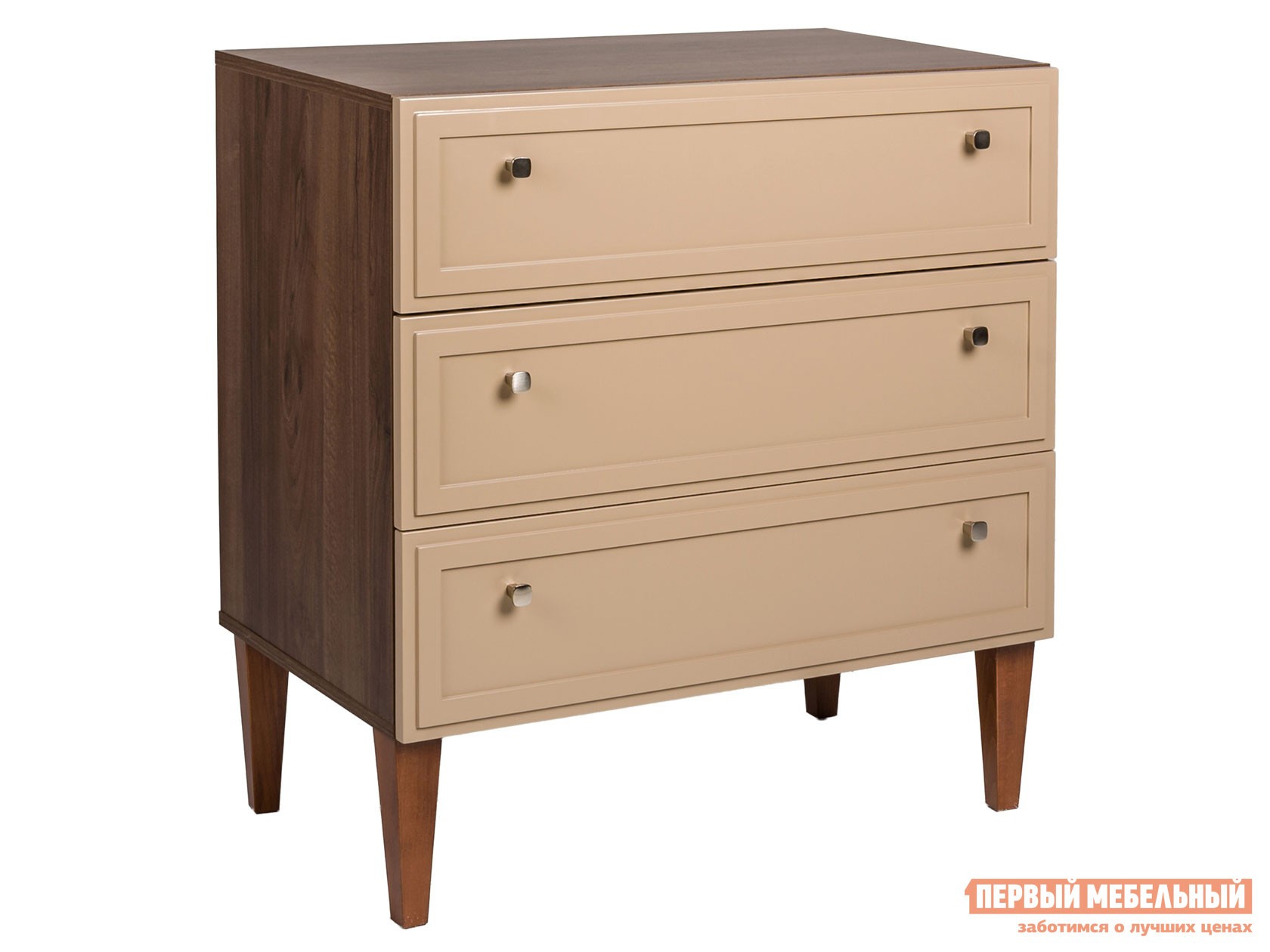 Комод  Нортон Орех табак / Бежевый
