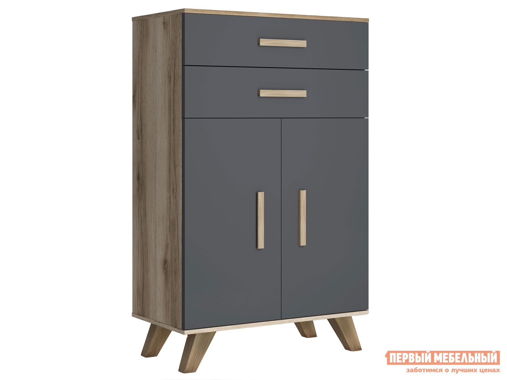 Комод  Вега Скандинавия Дуб Каньон / Силк флай