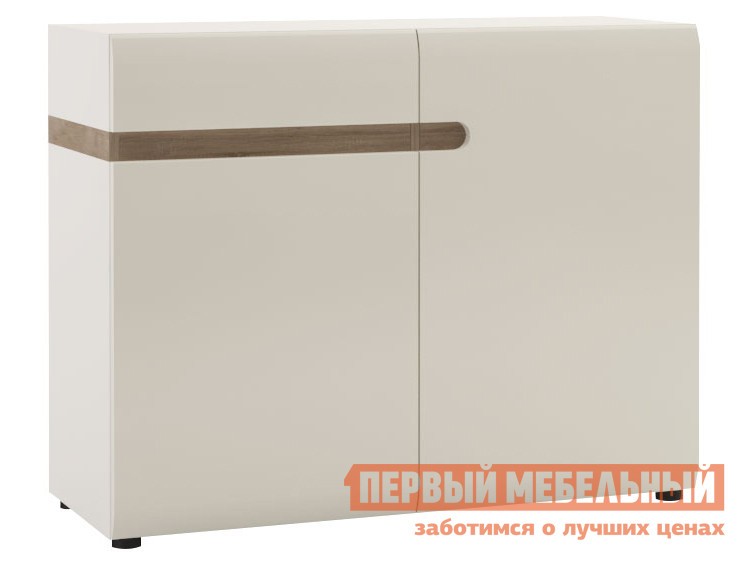 Комод  Линате Белый / Сонома трюфель