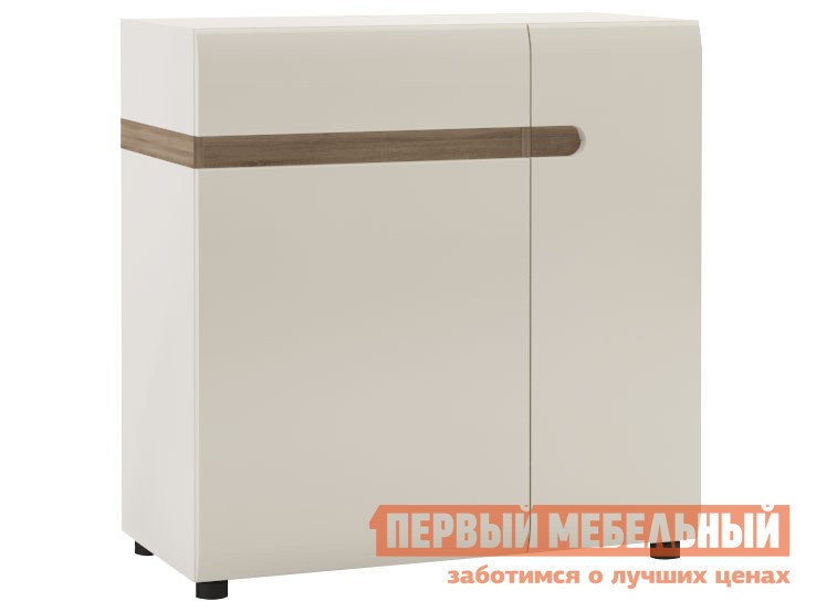 Комод  Линате Белый / Сонома трюфель