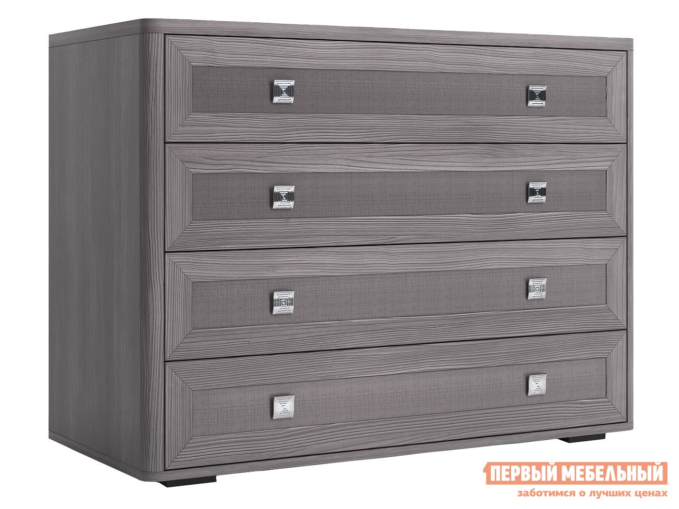 Комод  Парма Нео 14 Лиственница темная / Экокожа дила