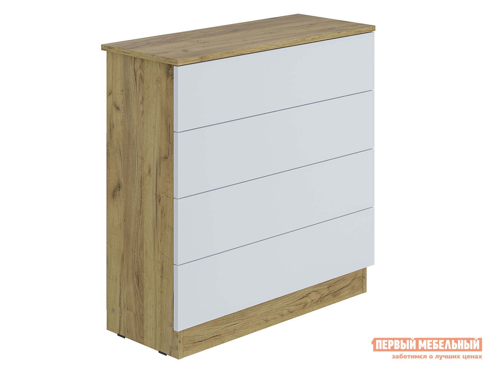Комод  Юта Дуб Крафт / Белый