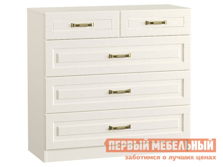 Комод  Ливерпуль Ясень Ваниль / Белый