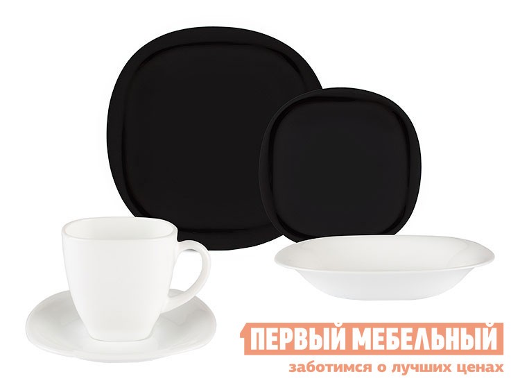 Комплект столовой посуды  Карин 30 предметов Стекло