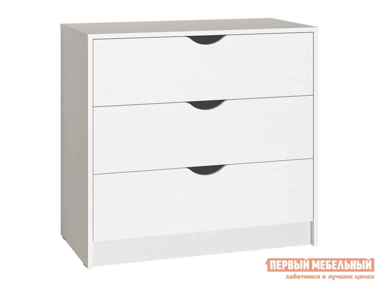 Детский комод  Уна Белый, поры дерева