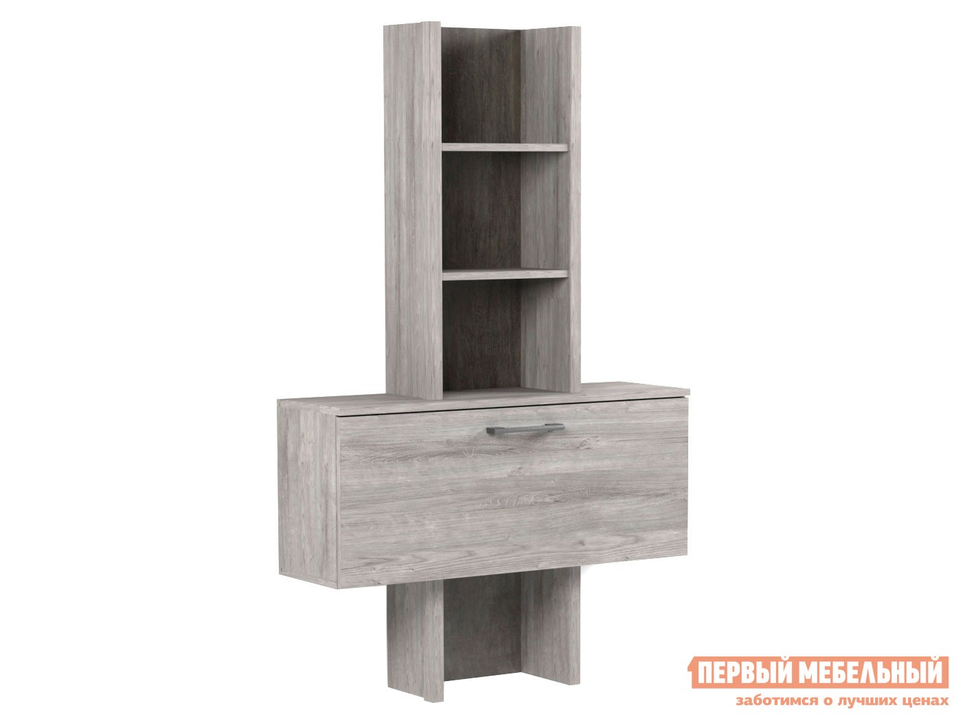 Стеллаж  Денвер Риббек серый