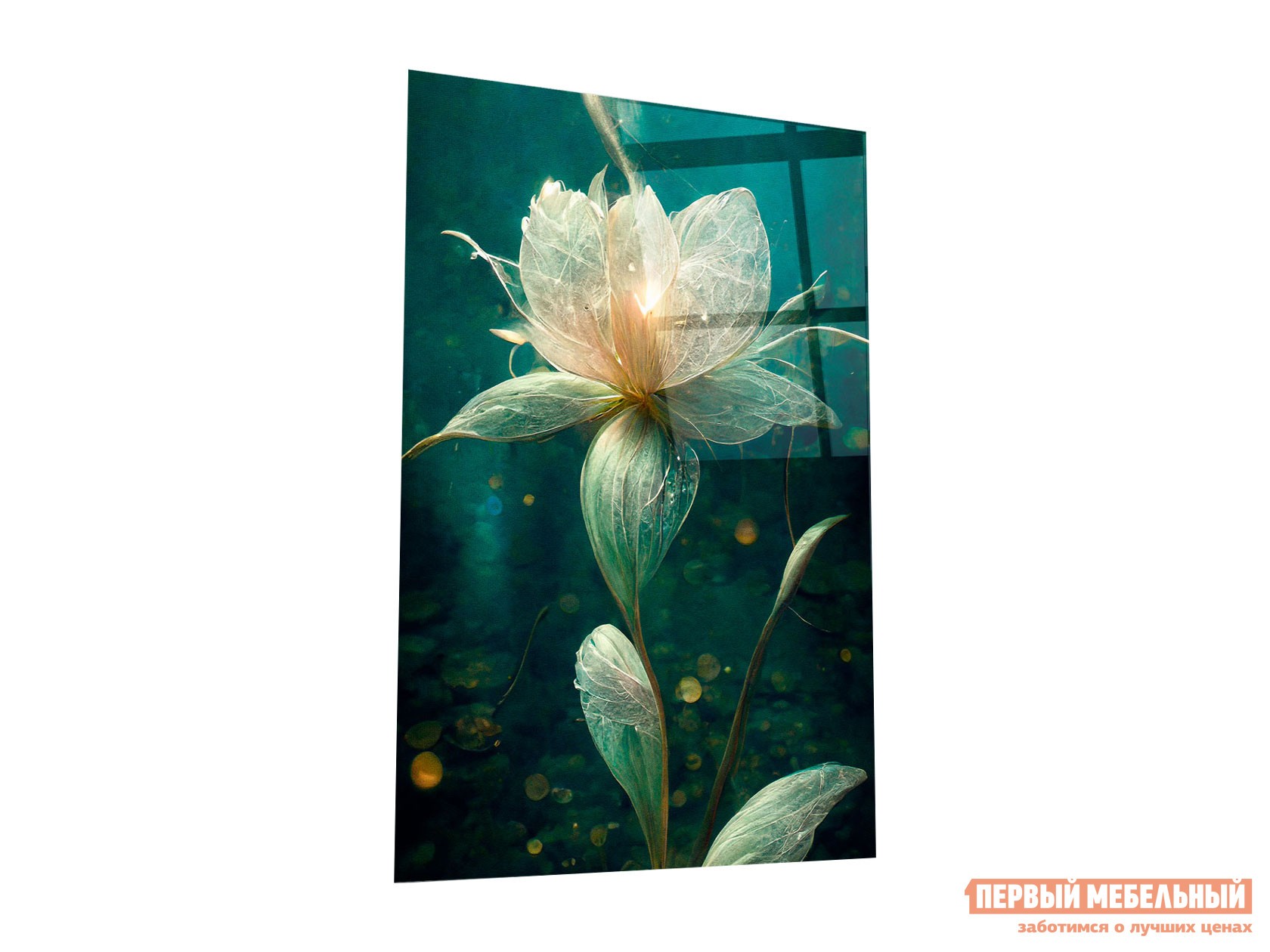 Картина  Подводные цветы 4 Стекло