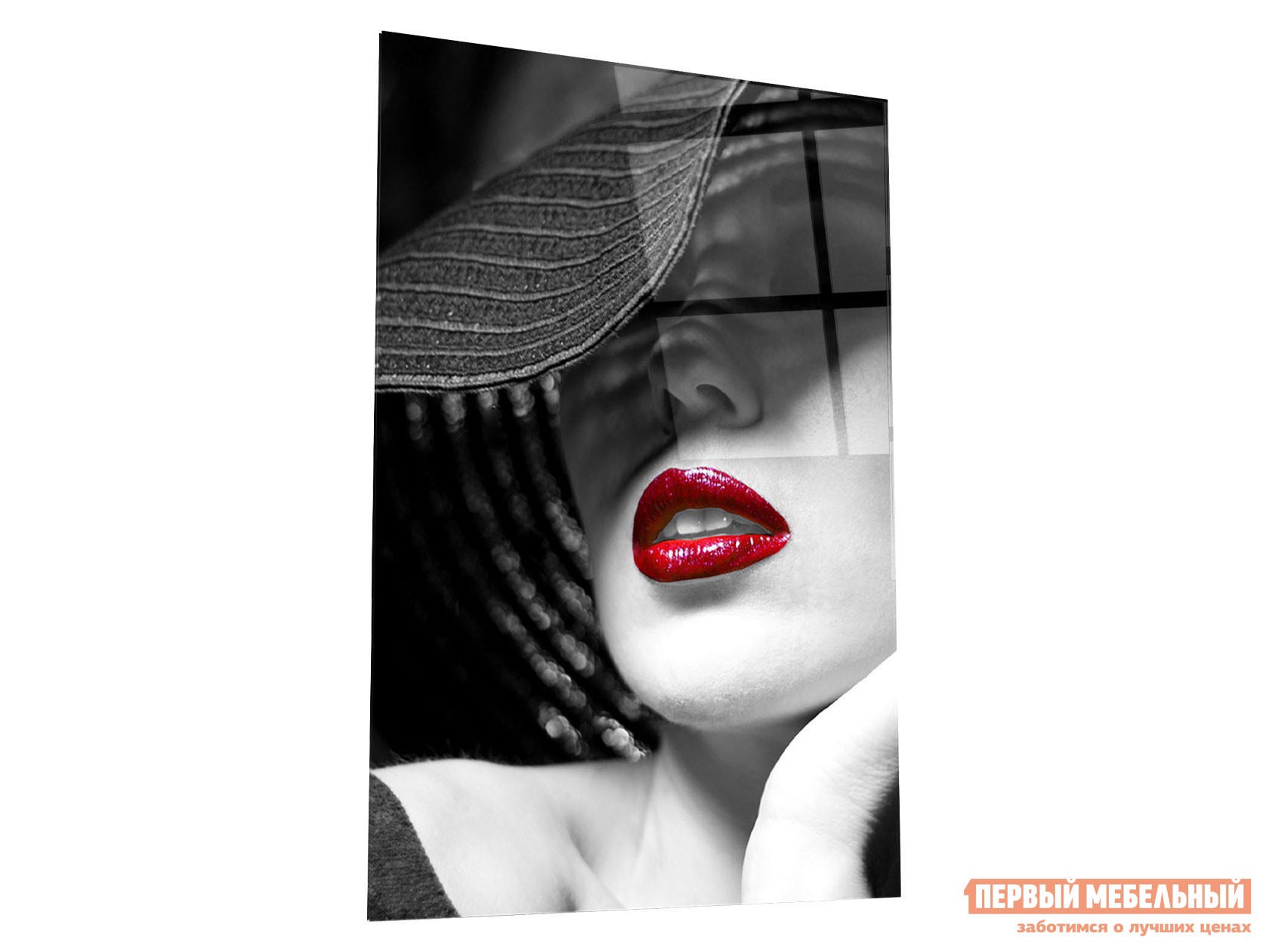 Картина  Красный акцент Стекло