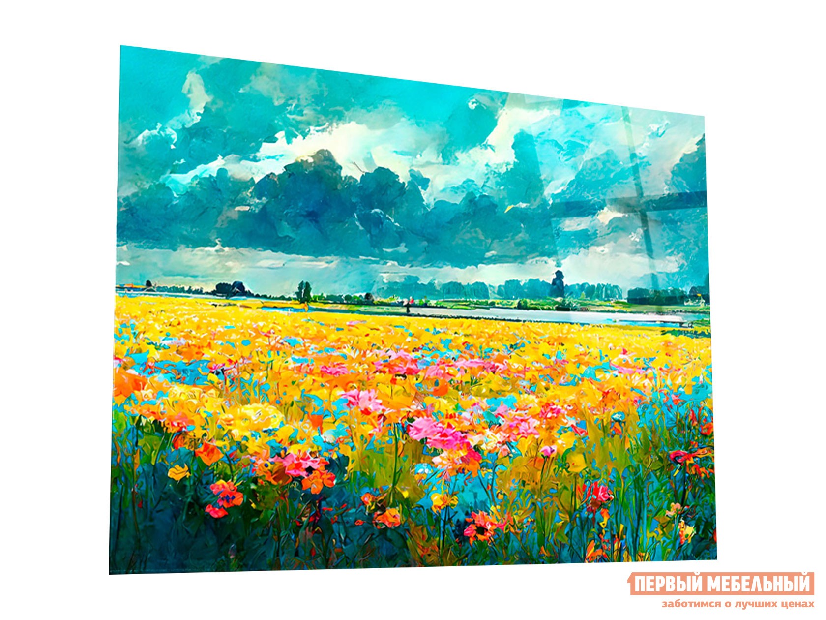 Картина  Поле мечты Стекло