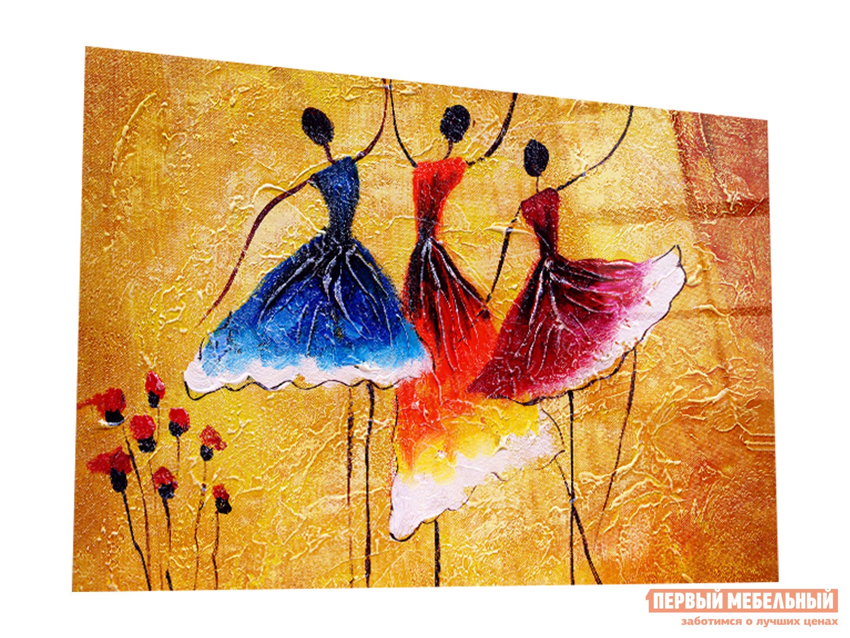 Картина  Испанский танец Стекло