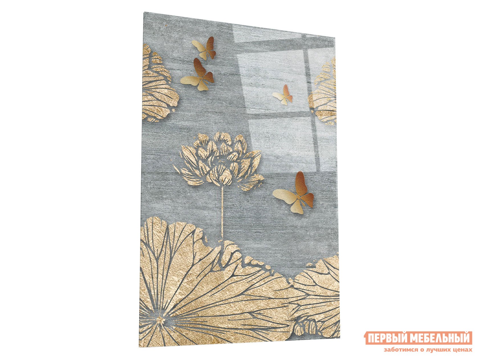 Картина  Золотые бабочки Стекло