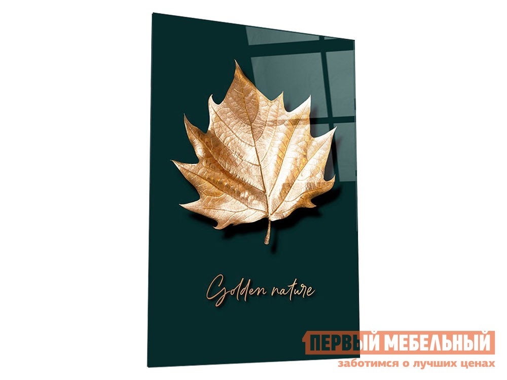 Картина  Большой кленовый лист Стекло