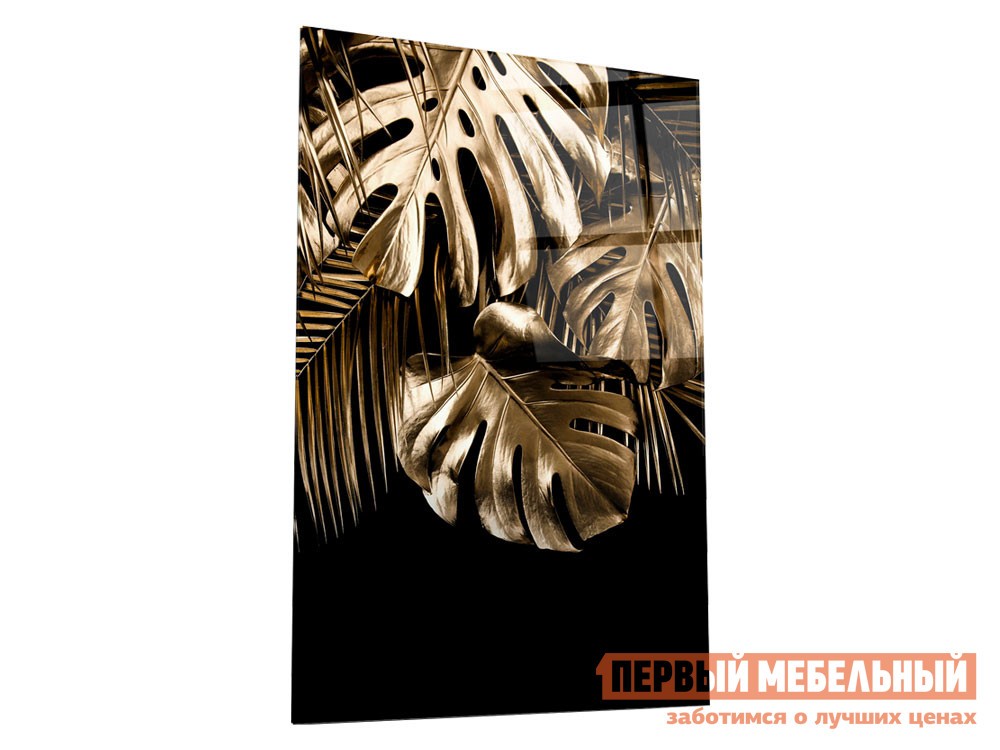 Картина  Золотой тропик Стекло