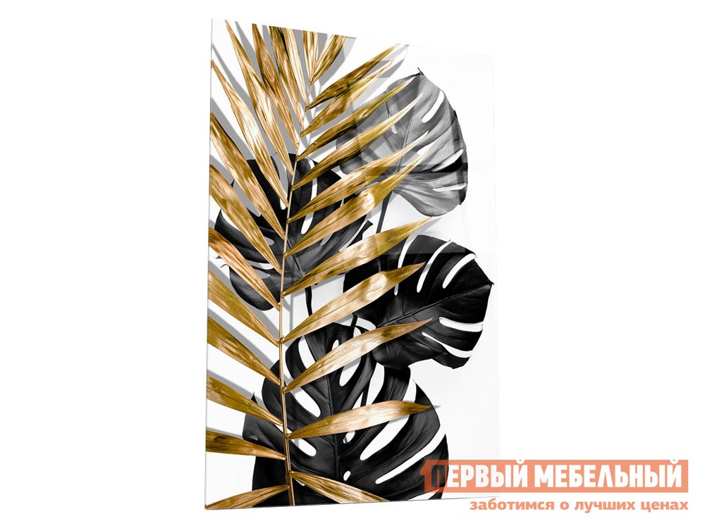 Картина  Золотой тропик Стекло