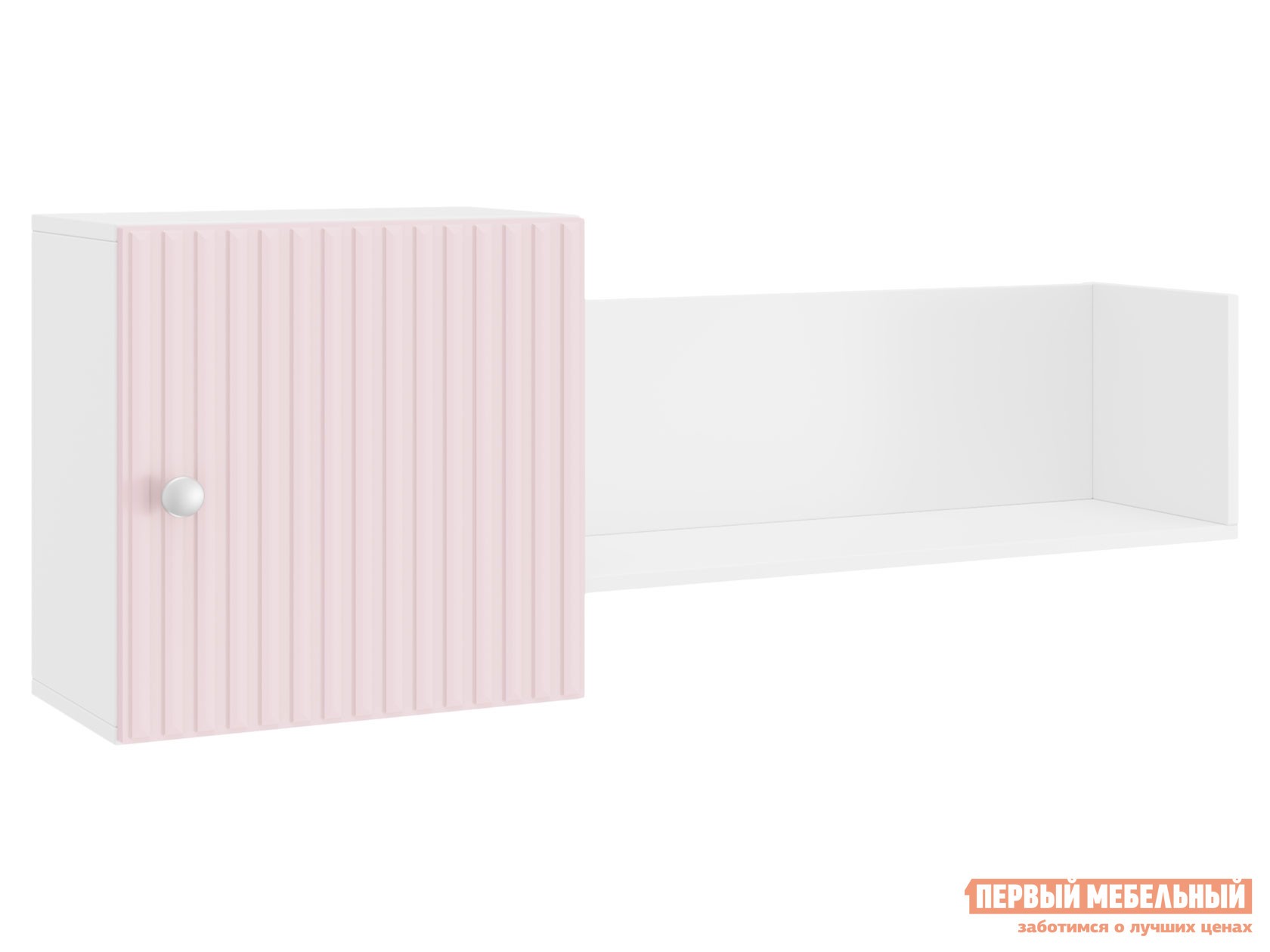 Детская полка  Алиса Розовый / Белый