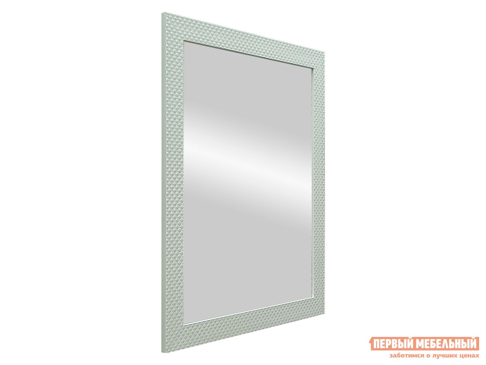 Настенное зеркало  Милана Белый узор, Малое