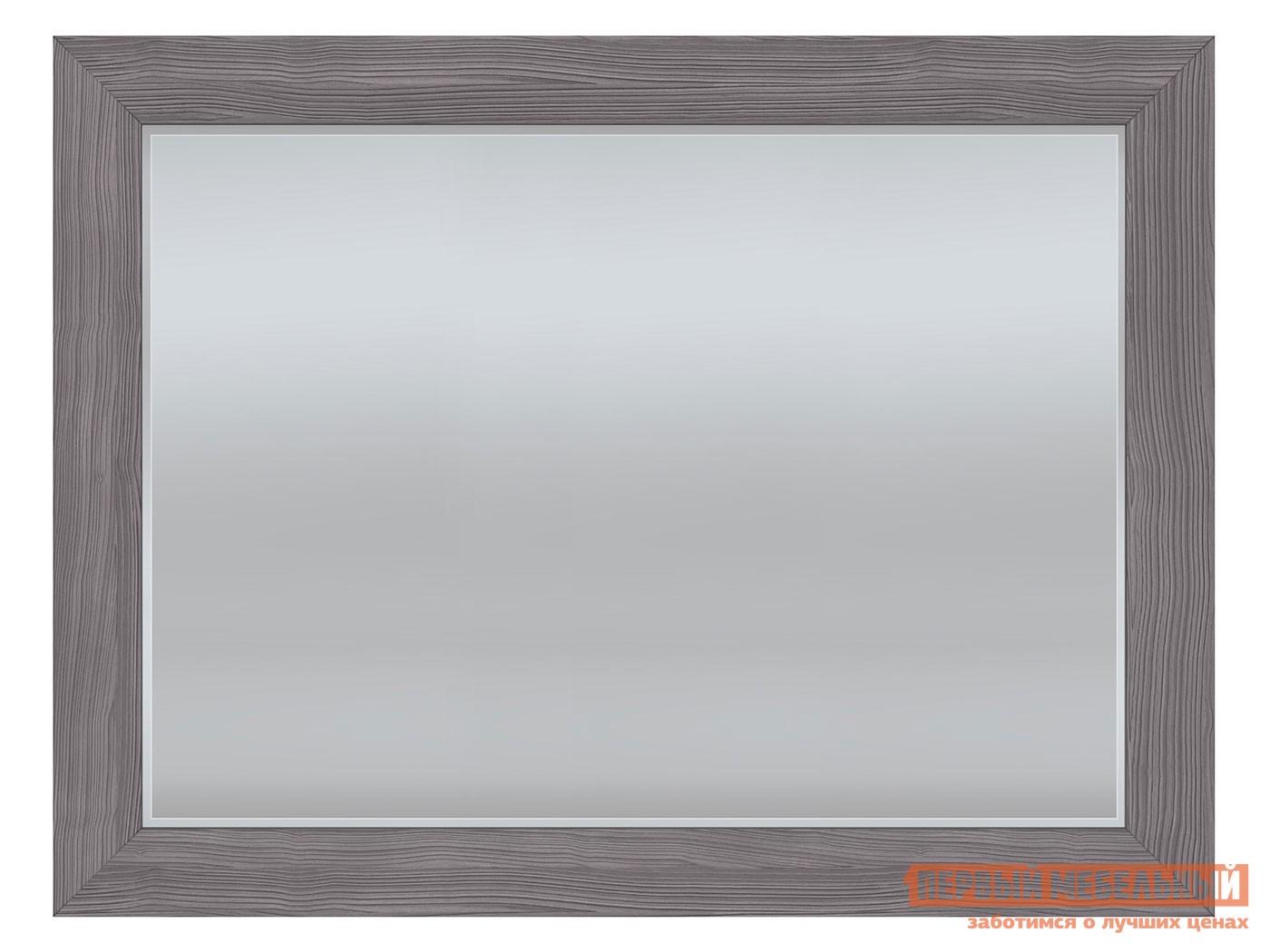 Настенное зеркало  Парма Нео 22 Лиственница темная / Экокожа дила