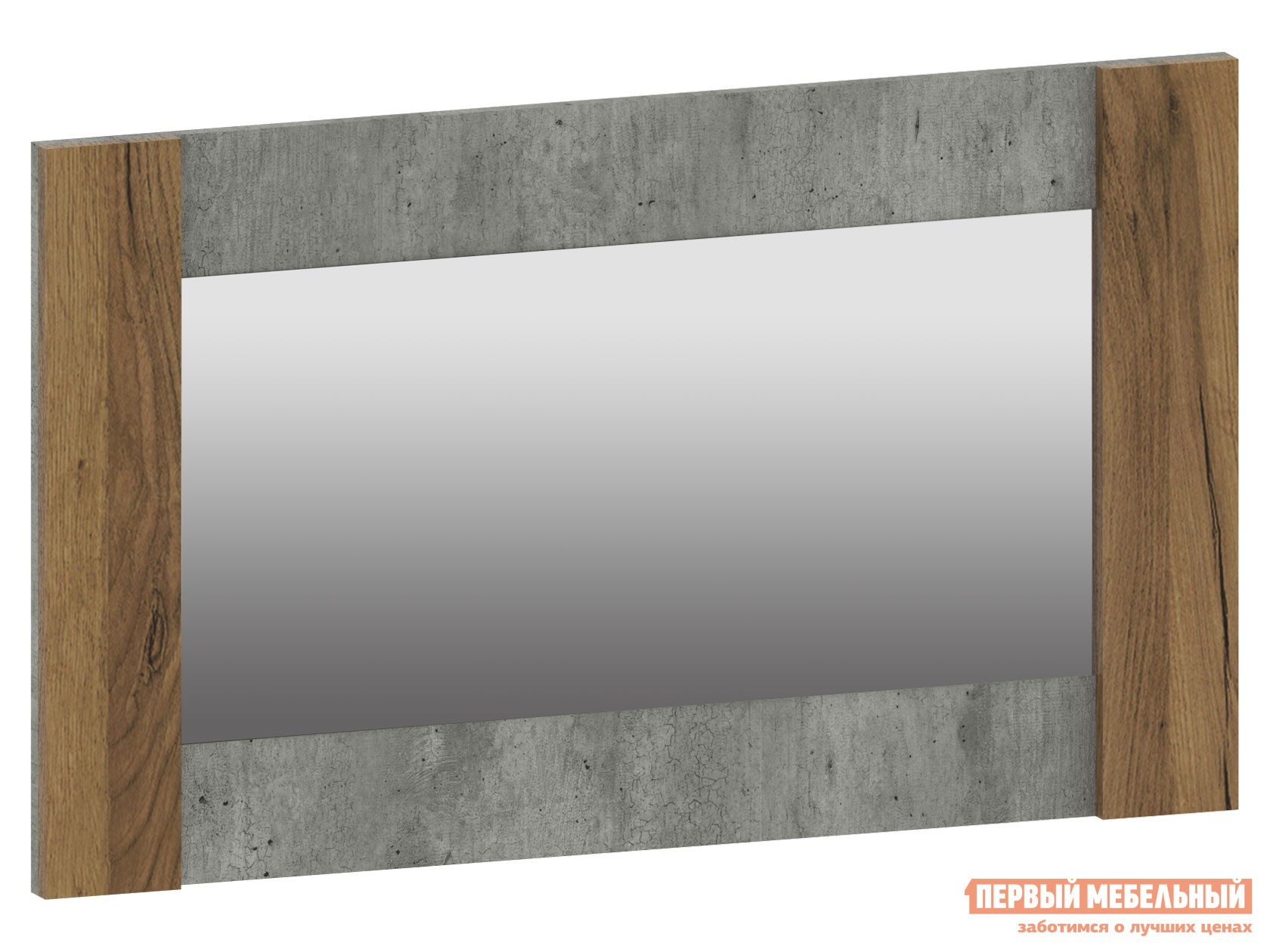 Настенное зеркало  Зеркало Трамп Дуб Крафт / Метрополитан Грей