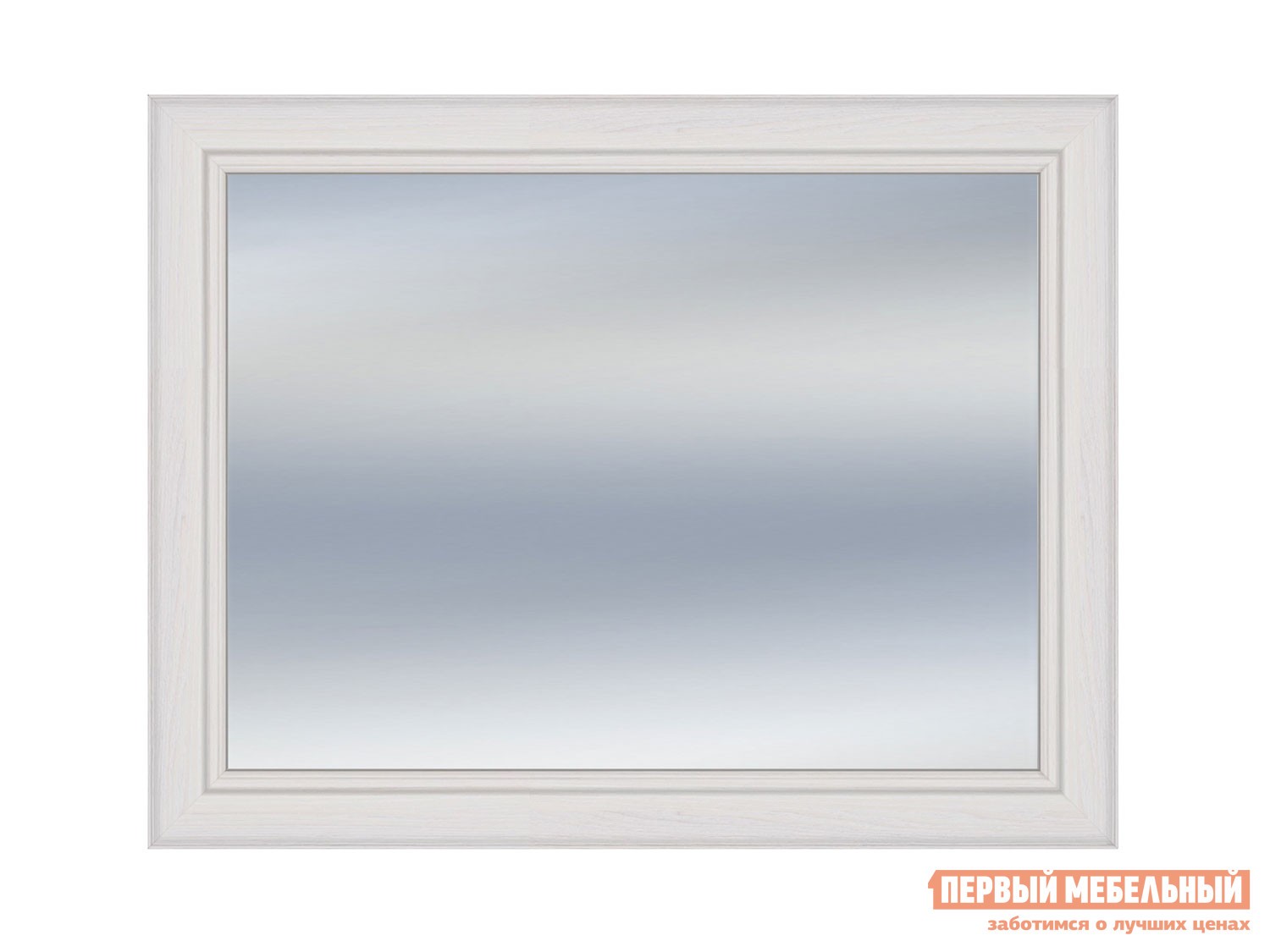 Настенное зеркало  Неаполь Ясень Анкор светлый / Патина серебро