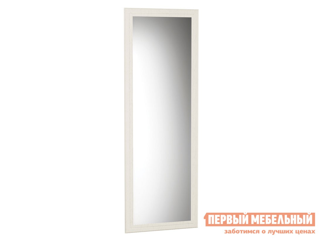 Настенное зеркало  Ливерпуль Белый, текстура дерева