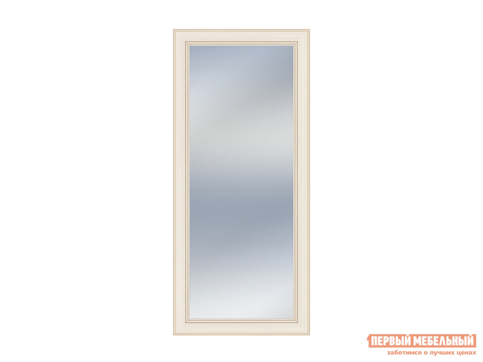 Настенное зеркало  Сиена Бодега белый, патина золото