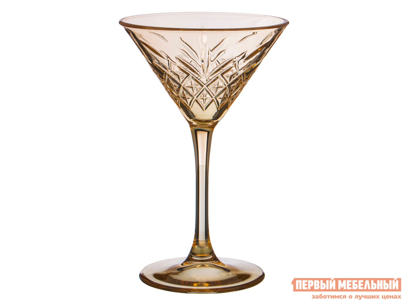 Бокал  Timeless Сhampagne 4 шт. Граненое стекло, шампань