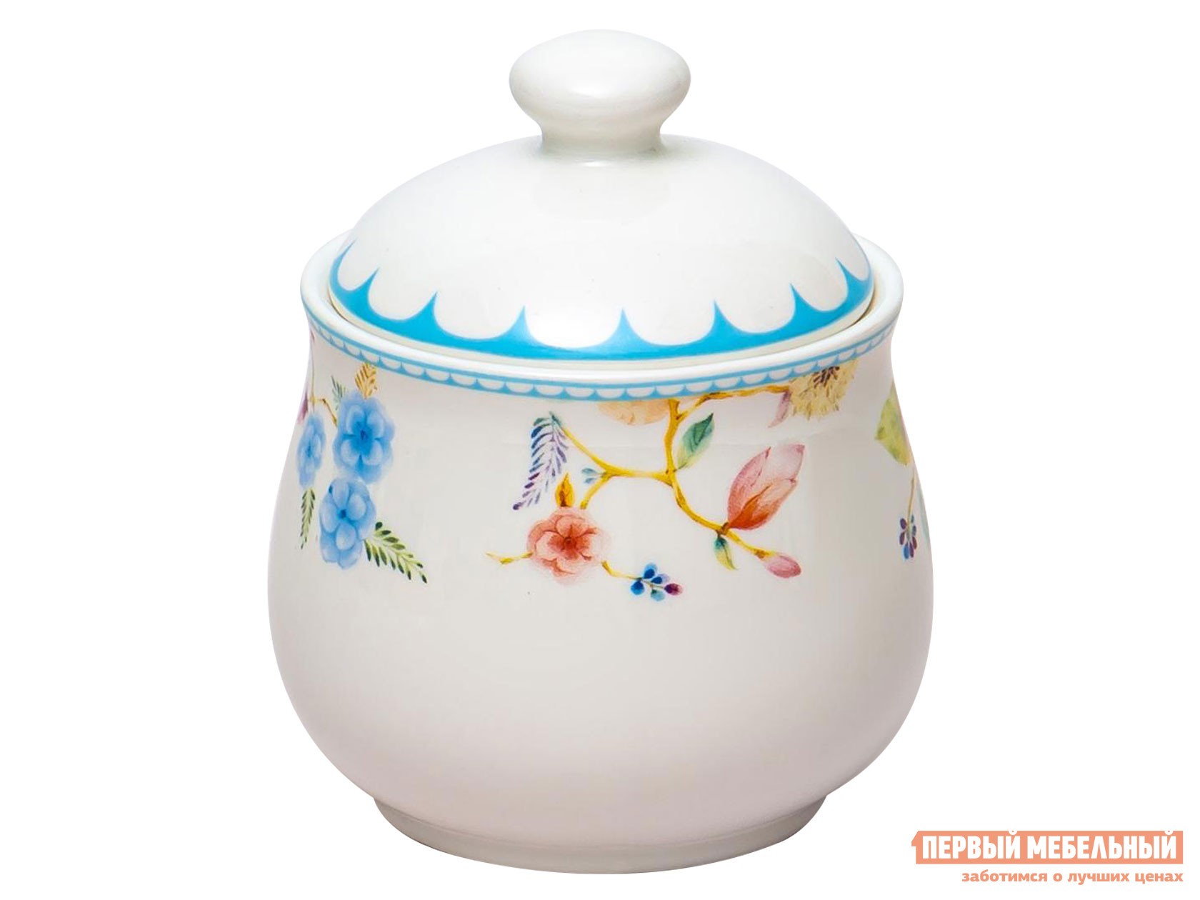 Сахарница  Арома Белый, фарфор
