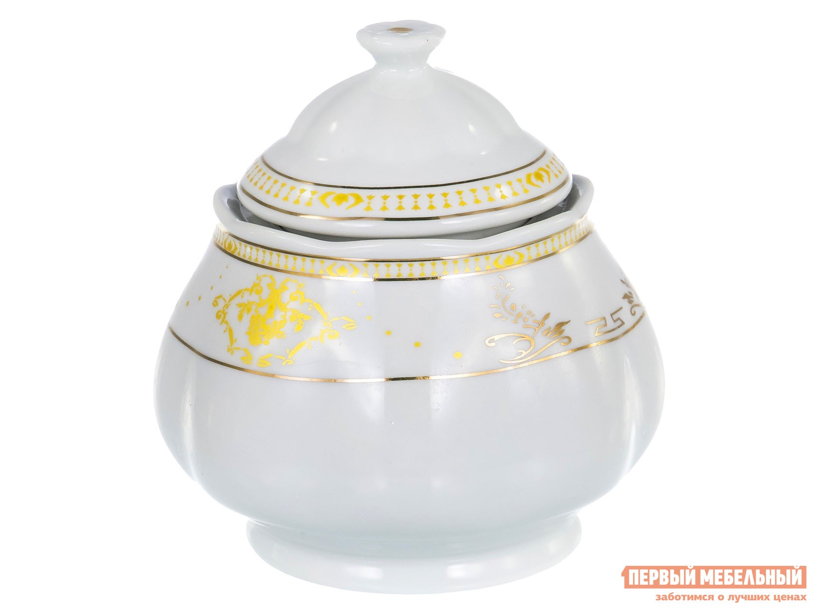 Сахарница  Сирма Белый, фарфор