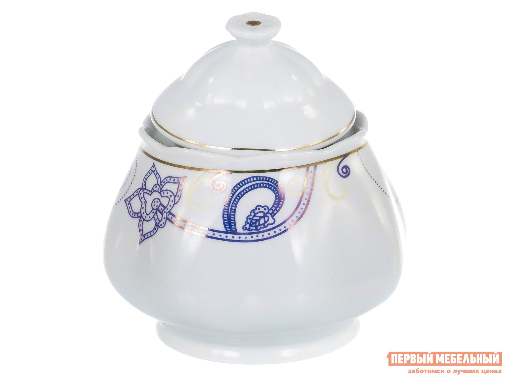 Сахарница  Алия Белый, фарфор