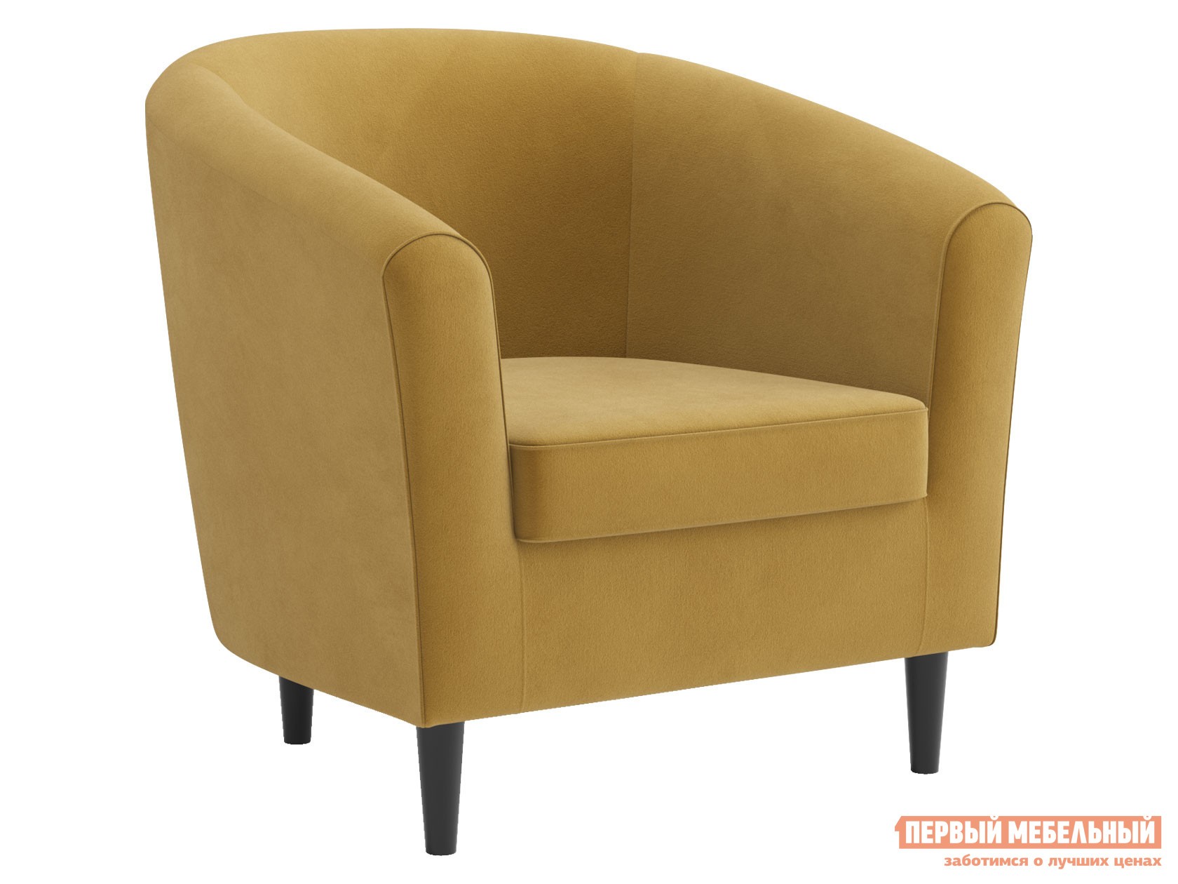 Кресло  Арни Желтый, велюр