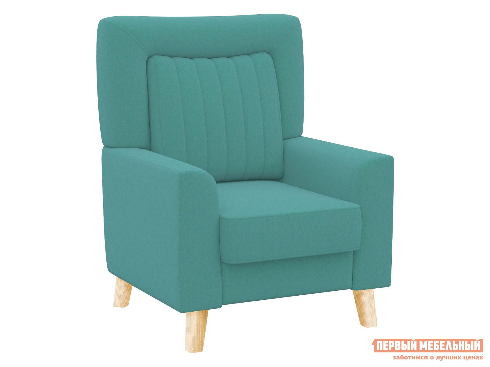 Кресло  Наоми Мятный, микровелюр