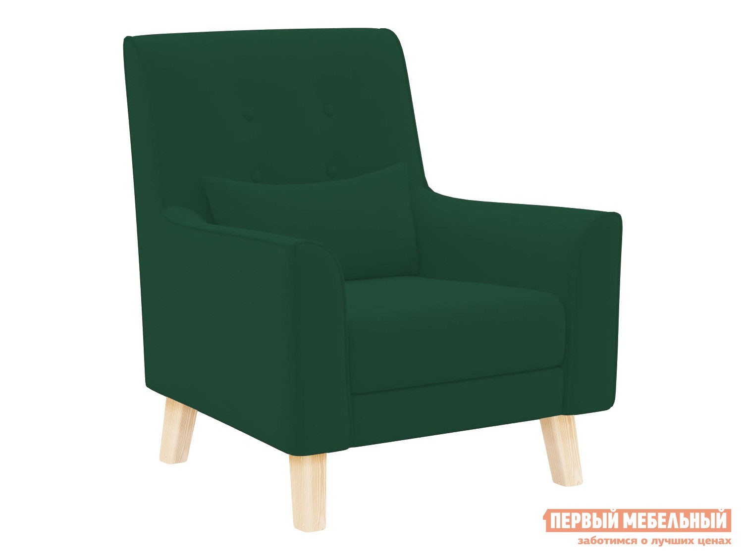Кресло  Френк Изумрудный, велюр