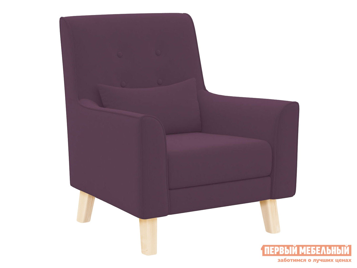 Кресло  Френк Фиолетовый, велюр
