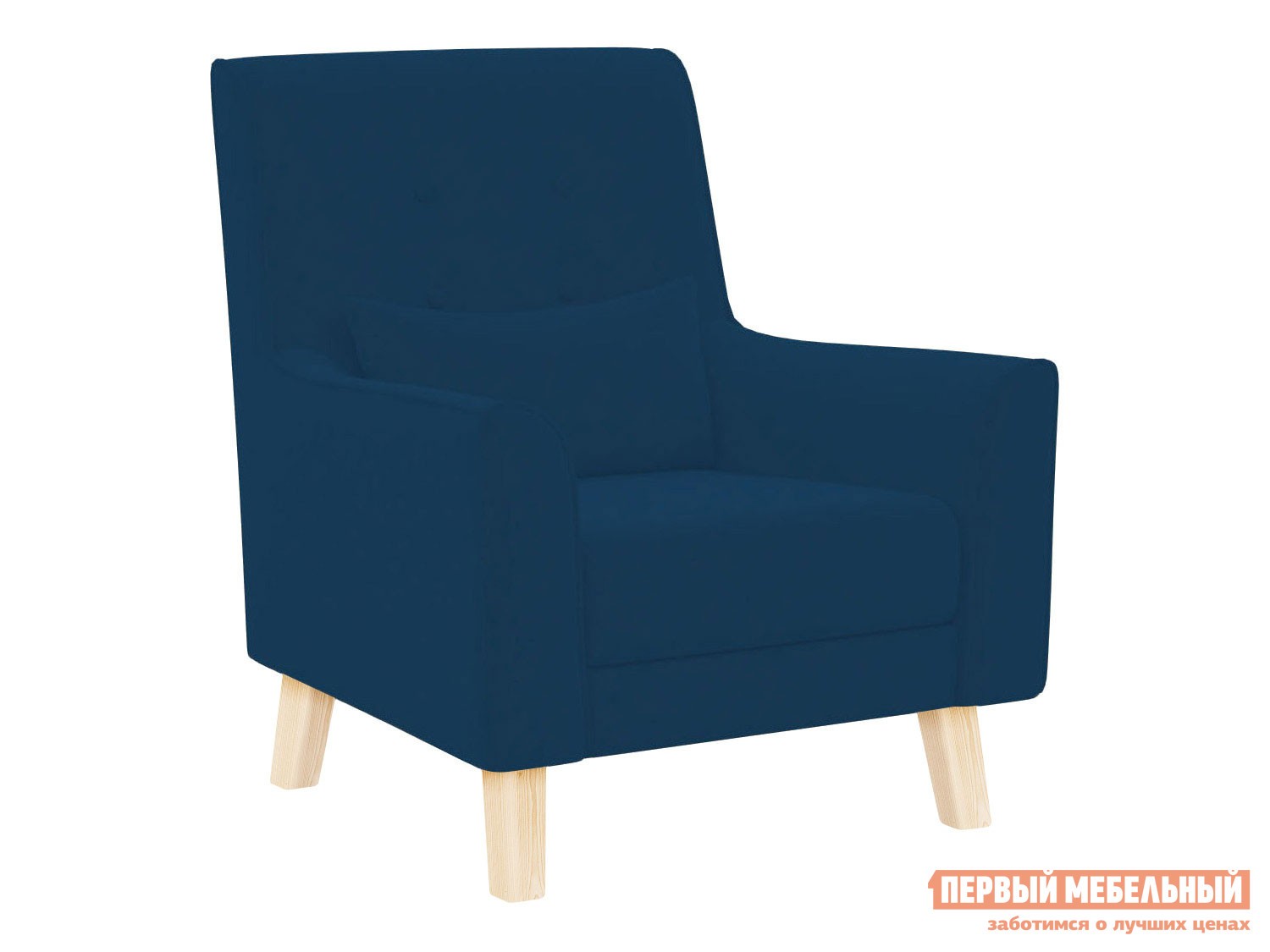 Кресло  Френк Синий, велюр